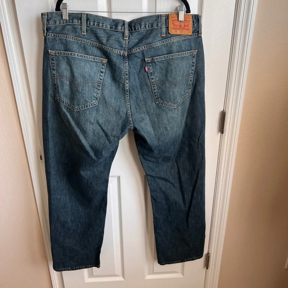Levi's‎ 559 Relaxed Straight Fit Jeans Mens Size 40x30 Blue Denim Waterless